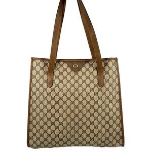 Gucci GG Supreme Coated Canvas Vintage Large Tote Bag